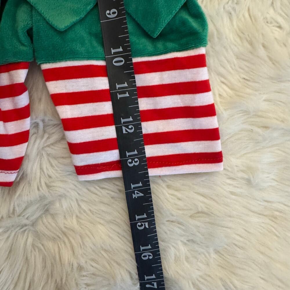 Santa's Little Helper Elf Christmas Pet Dog Costume - Picture 2 of 5